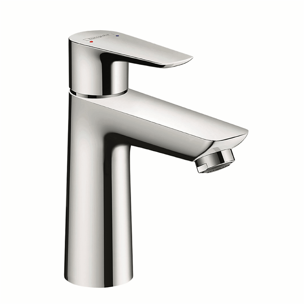 HansGrohe Talis E 110 Håndvaskarmatur med push-open bundventil, krom