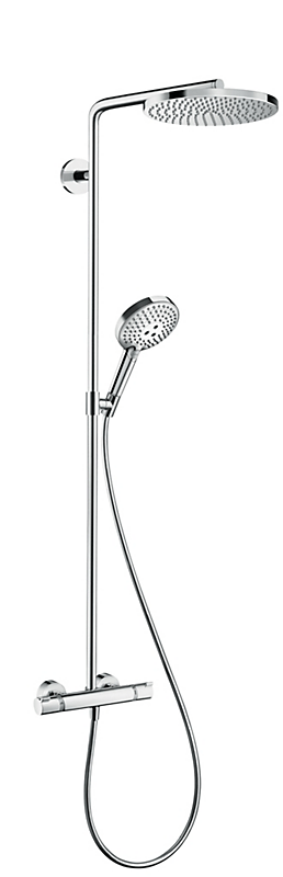 Hansgrohe Raindance showerpipe Select S 240 1jet PowderRain Krom