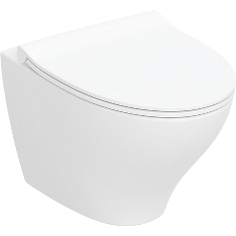 Ifø Spira Modern hængetoiletskål med sæde